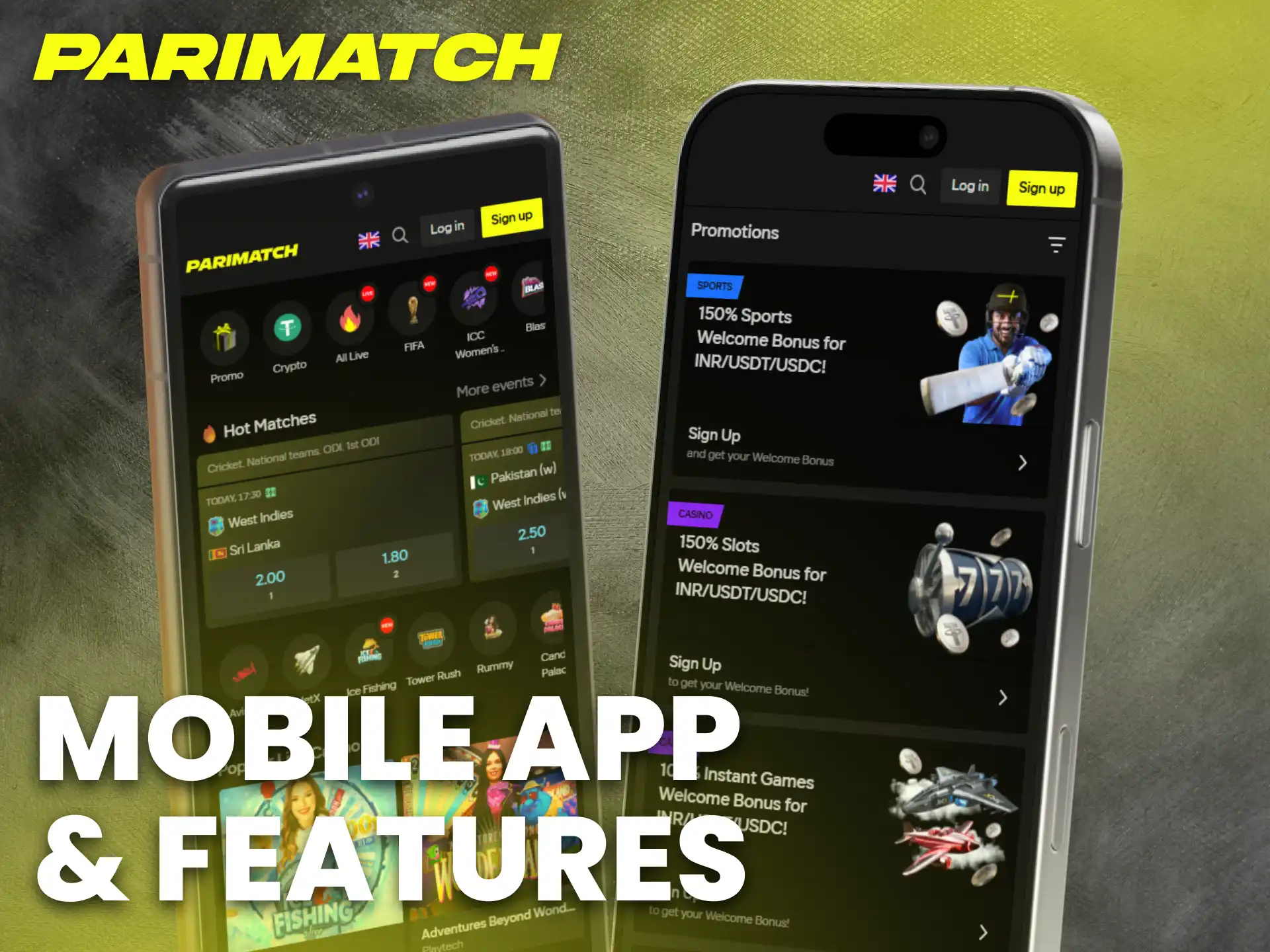 The Parimatch mobile app provides convenient access to betting and gaming features anywhere.