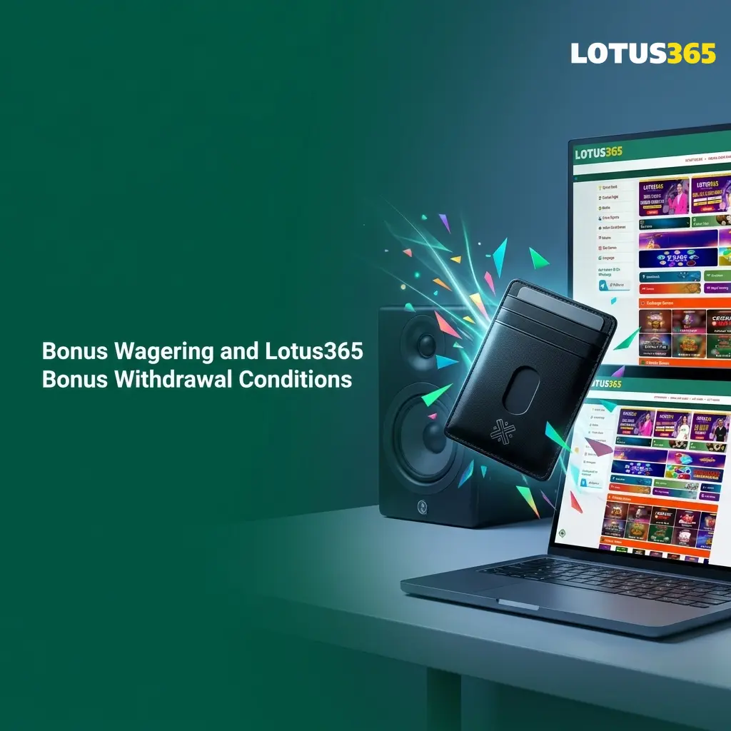 Lotus365 bonus wagering requirements and withdrawal conditions for casino slots, live games, and sports bets