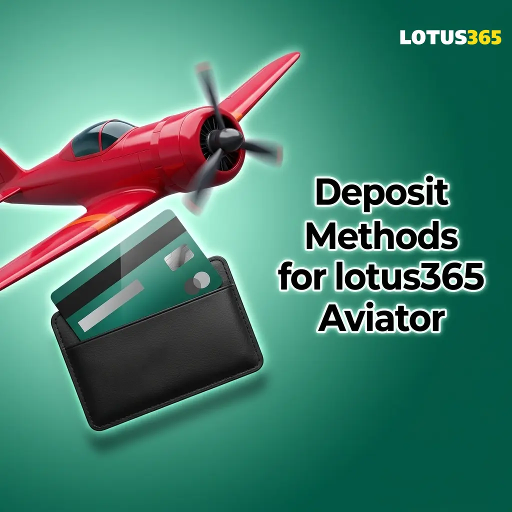 Lotus365 Aviator deposit methods table showing UPI, Net Banking, cards, and crypto options with minimum deposit amounts in INR