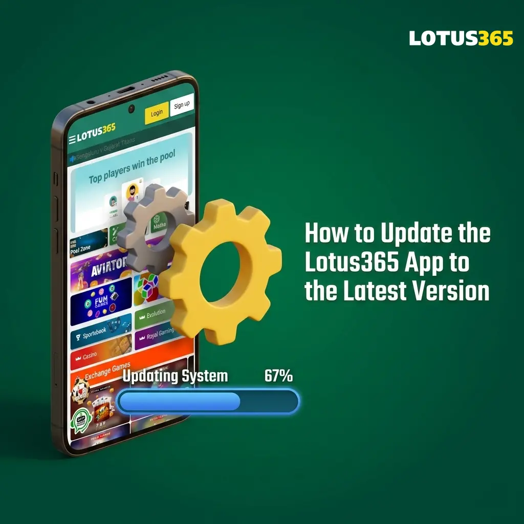 Steps to manually update Lotus365 app via APK download on Android for latest features and security patches