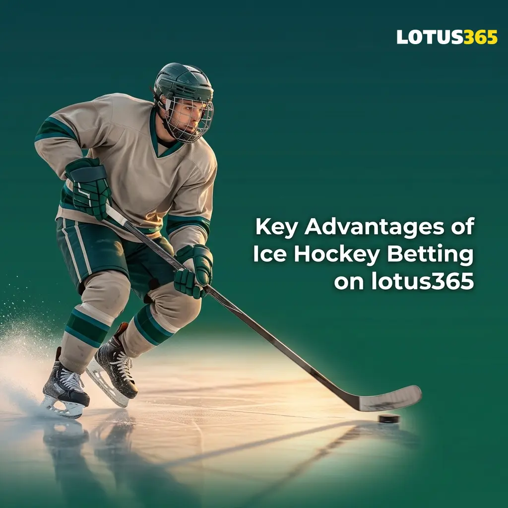 Lotus365 ice hockey betting advantages including live markets, INR wagering, UPI payments, and 24/7 support for Indian bettors
