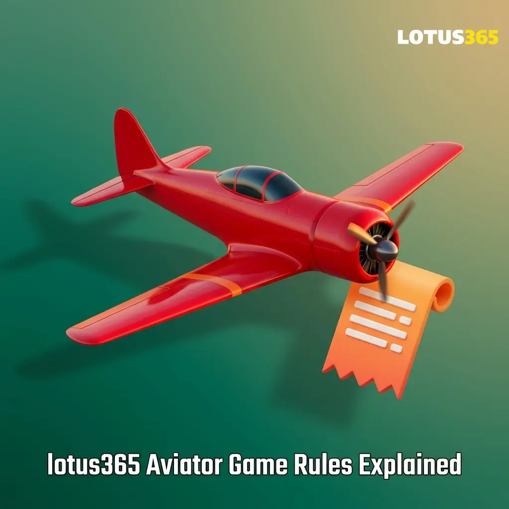Lotus365 Aviator game rules showing plane multiplier mechanics, bet placement, dual bets, and auto cash-out features