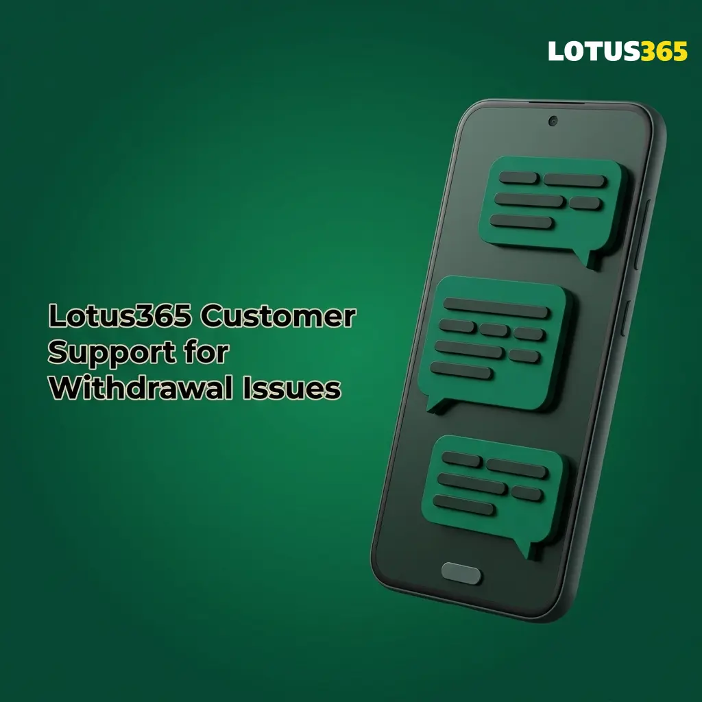 Lotus365 customer support channels for withdrawal issues including live chat, email, WhatsApp, and Telegram available 24/7