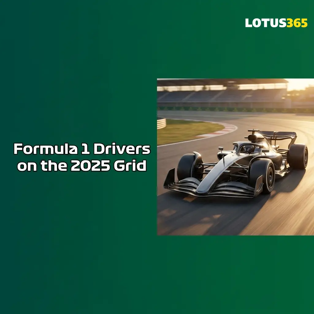 2025 Formula 1 grid with all 10 teams, 20 drivers, and championship winner odds across 24 Grands Prix