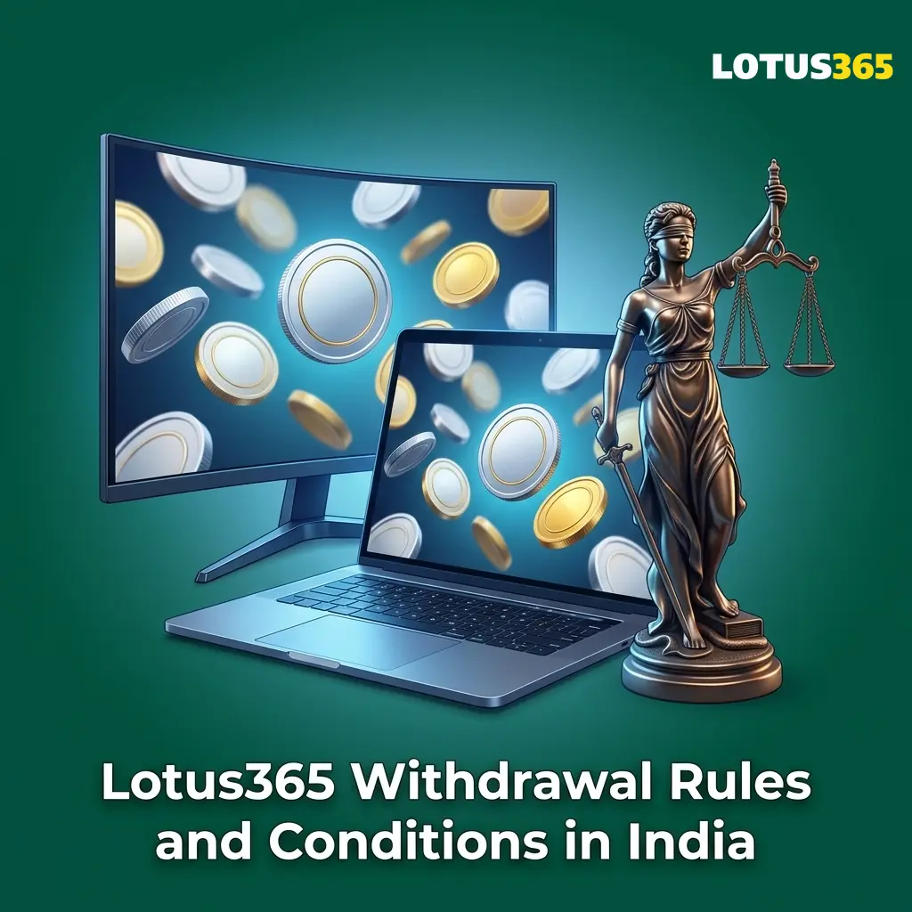 Lotus365 withdrawal rules in India covering KYC verification, minimum amounts, and processing times for UPI, IMPS, and NetBanking