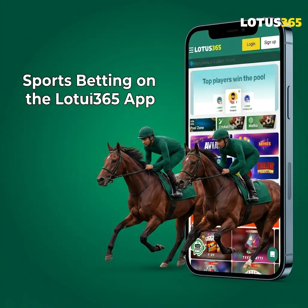 Lotus365 app sports betting interface showing cricket, football, kabaddi, tennis, and eSports markets with live streaming