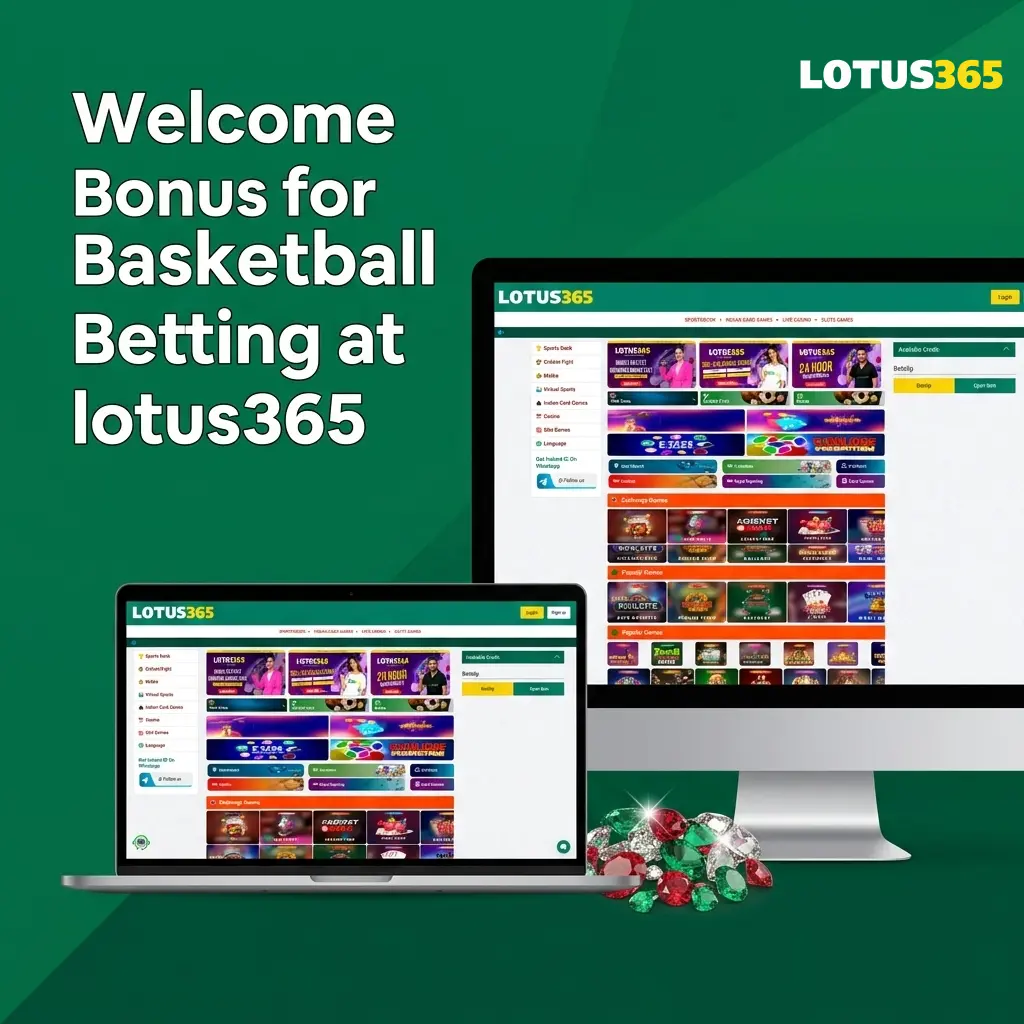 lotus365 welcome bonus for basketball betting in India, applicable to pre-match and live bets with wagering requirements