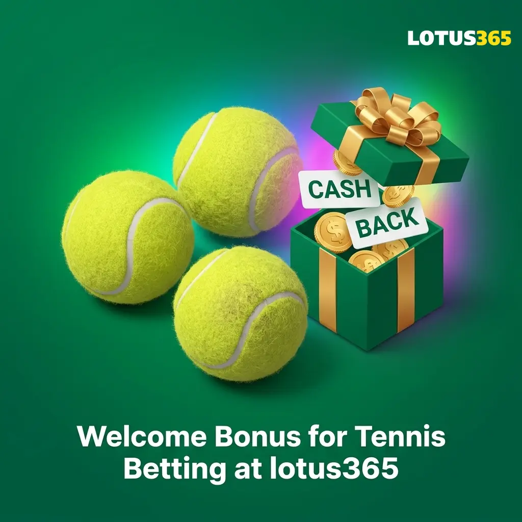 lotus365 welcome bonus for tennis betting with INR deposit options including UPI and Net Banking for new users