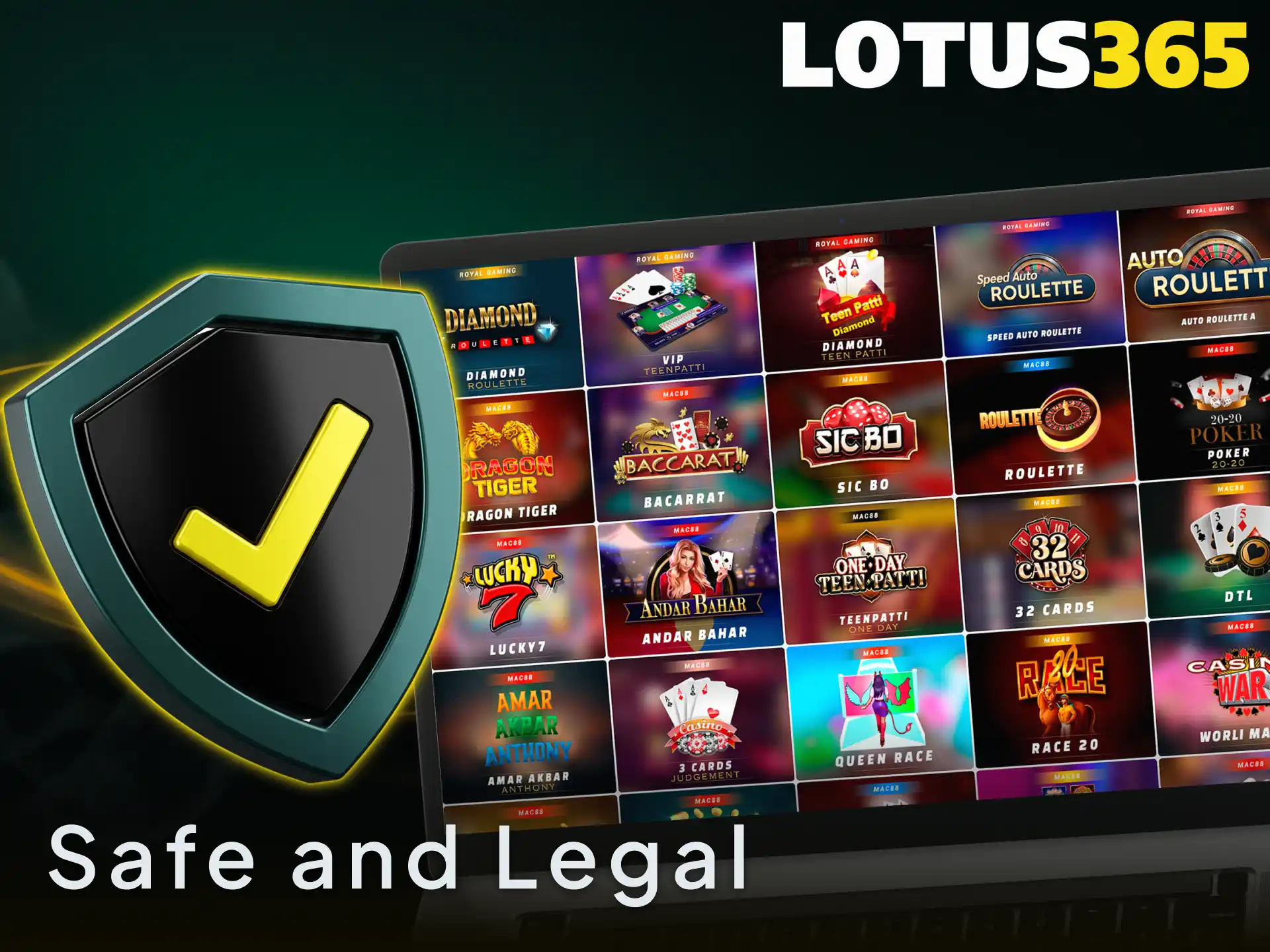 Check why the legal Lotus365 platform is completely safe for Indian gambling enthusiasts.