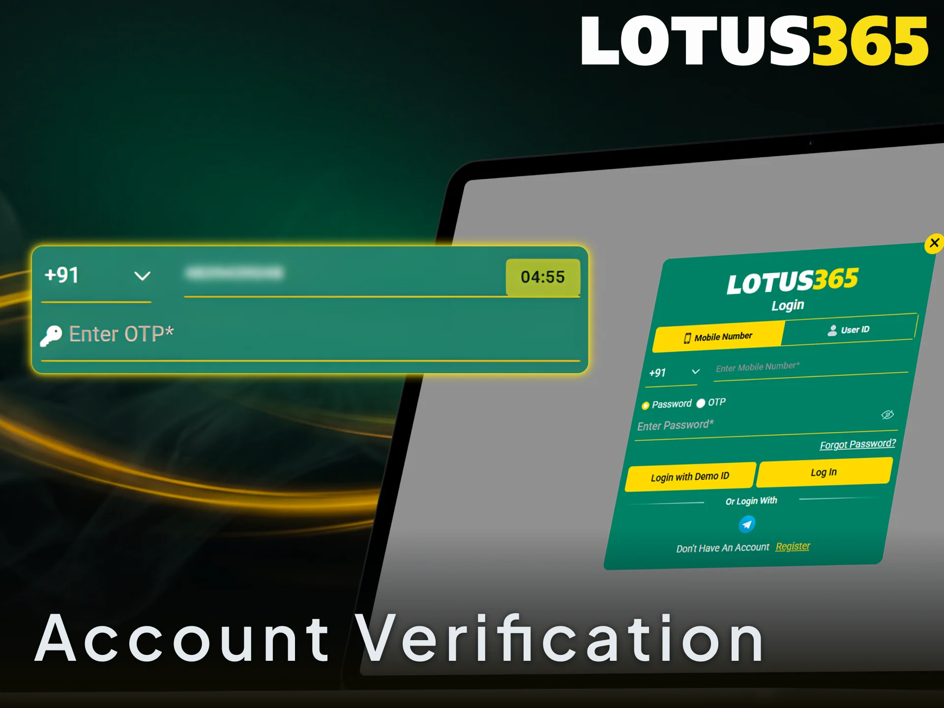 Complete your official Lotus365 account verification to unlock quick withdrawals.