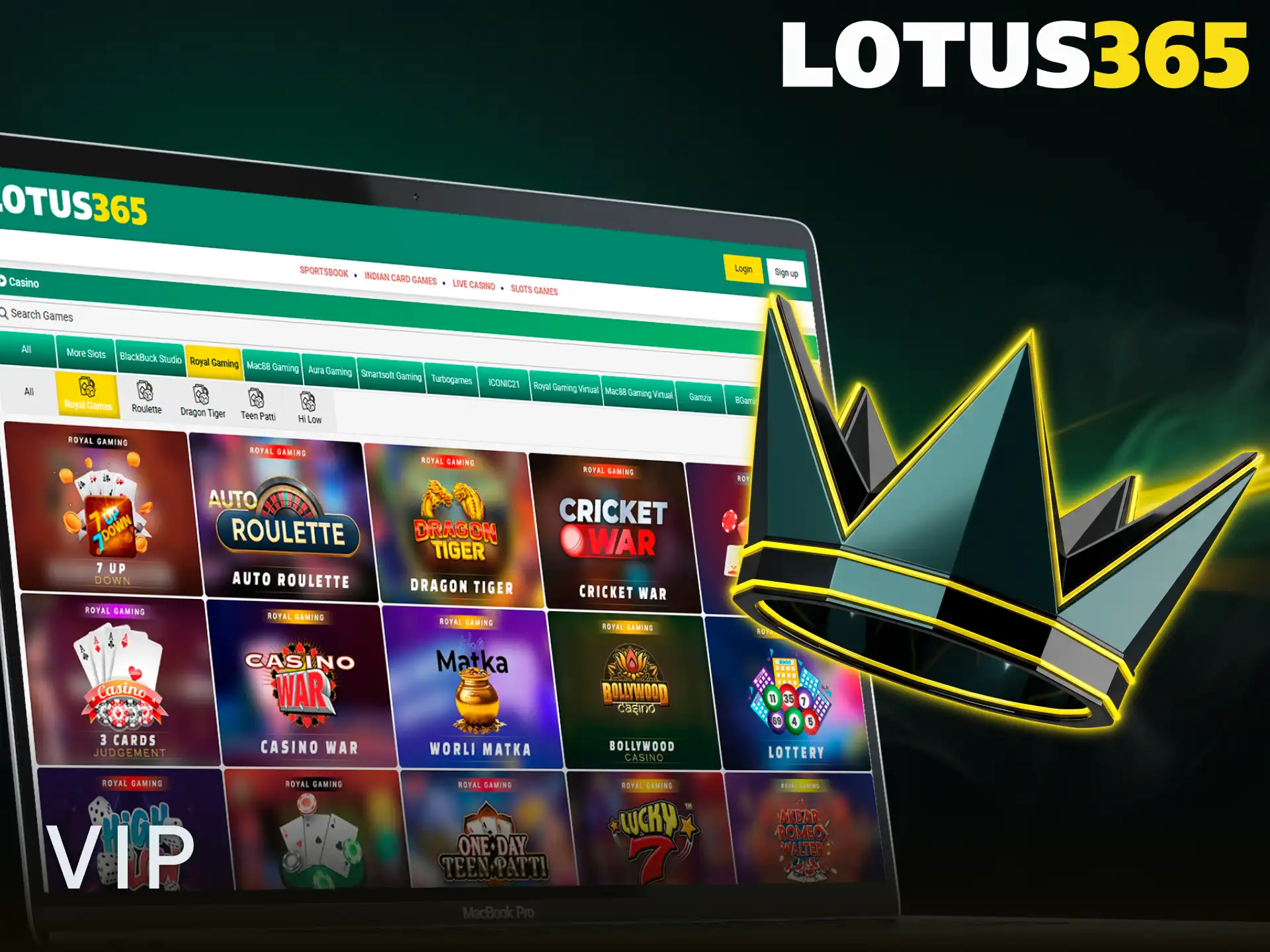 Join the exclusive Lotus365 loyalty programme to receive tailored VIP rewards.